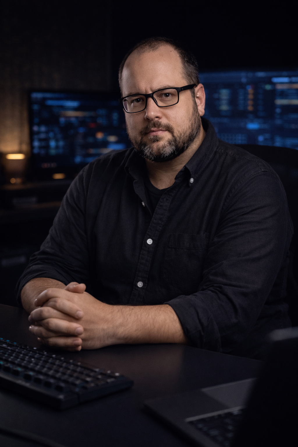 Portrait of the senior backend developer